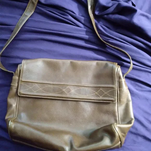 Vintage Brown Satchel | Size 13"x11" - Picture 4 of 9